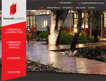 Tablet Screenshot of howellbuilders.com.au