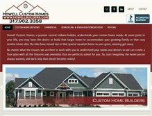 Tablet Screenshot of howellbuilders.com